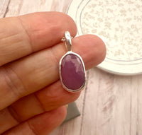 Aurelia Necklace in Pink Sapphire