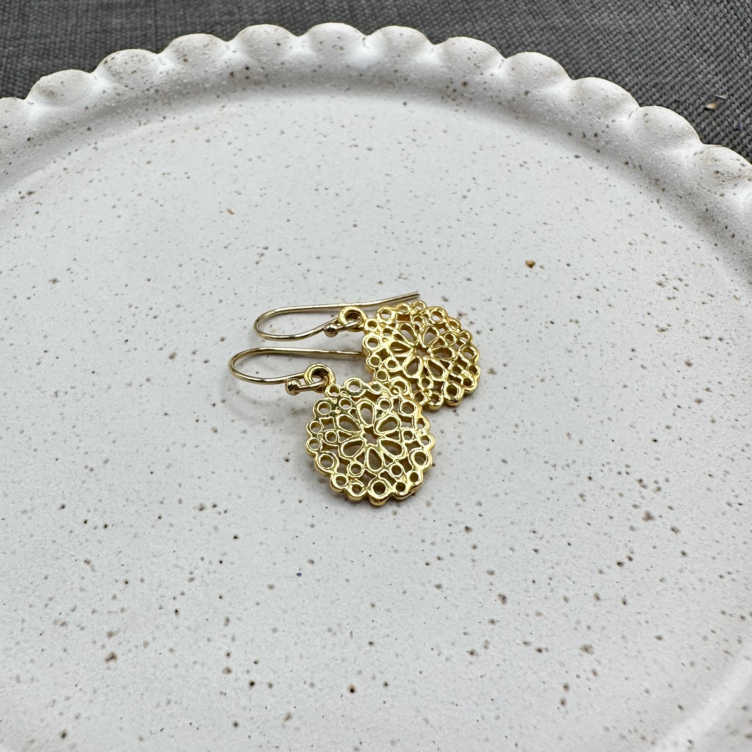 Rochelle 14kt GF Earrings