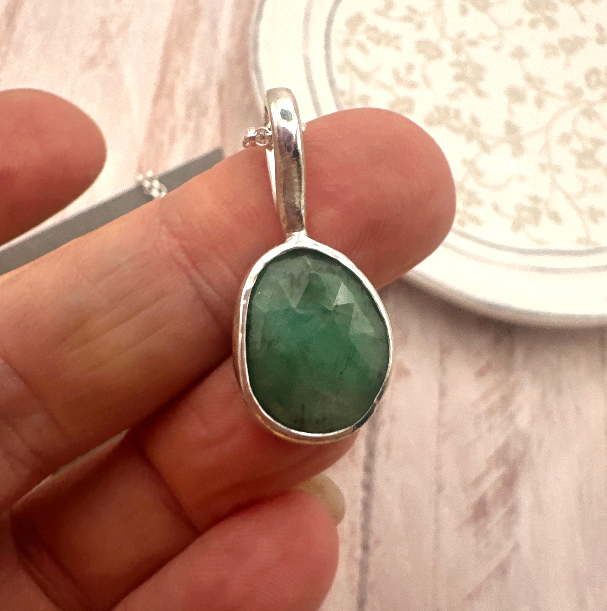 Aurelia Necklace in Emerald