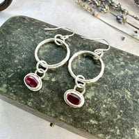 Garnet Earrings