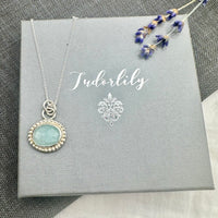 Adeline Necklace - Aquamarine