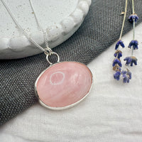 Statement Rose Quartz Necklace