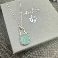 Florence Necklace in Aquamarine