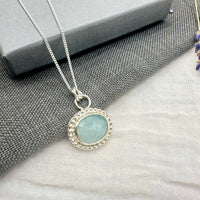 Adeline Necklace - Aquamarine