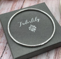 Solid 3mm Sterling Bangle