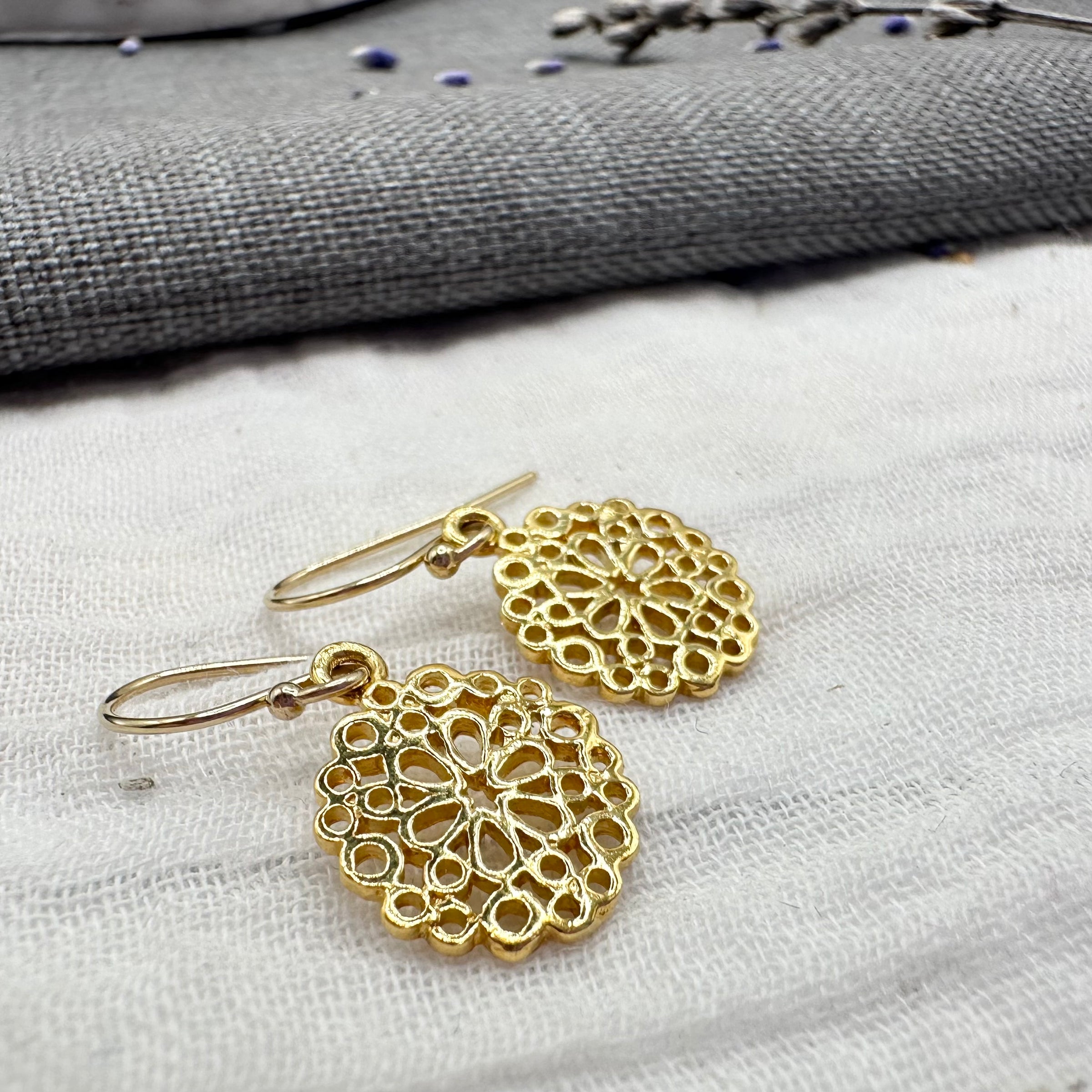 Rochelle 14kt GF Earrings