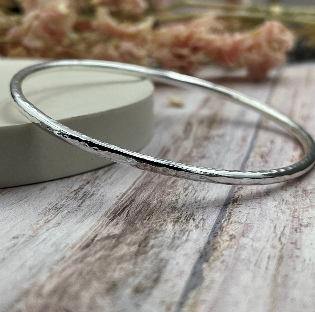 Solid 3mm Sterling Bangle