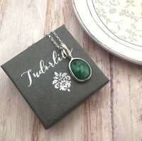 Aurelia Necklace in Emerald