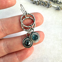 Teal Blue Kyanite Earrings