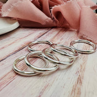 Sterling Halo Rings