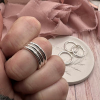 Sterling Halo Rings