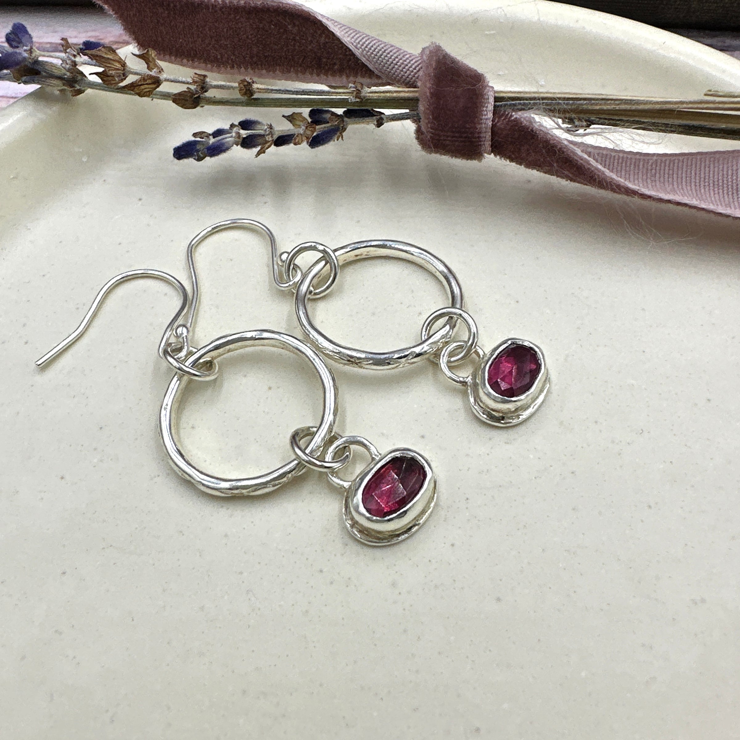 Garnet Earrings
