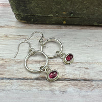 Garnet Earrings