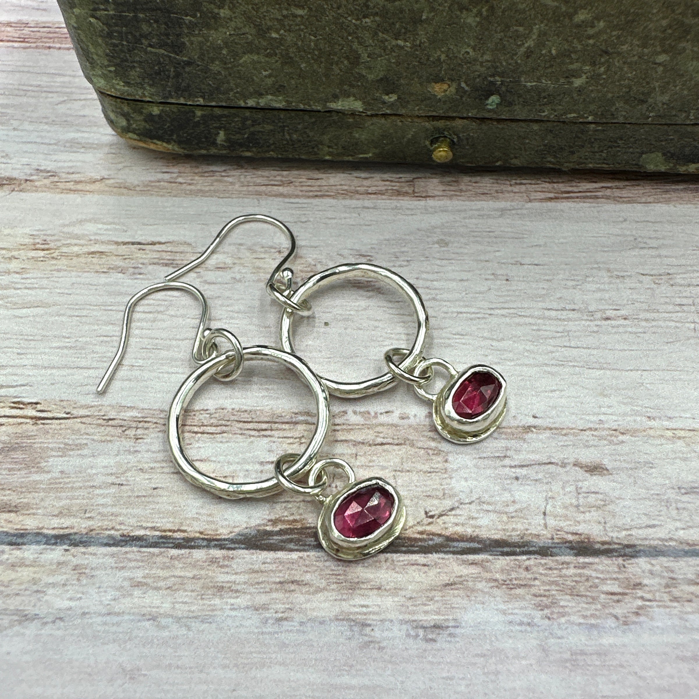 Garnet Earrings