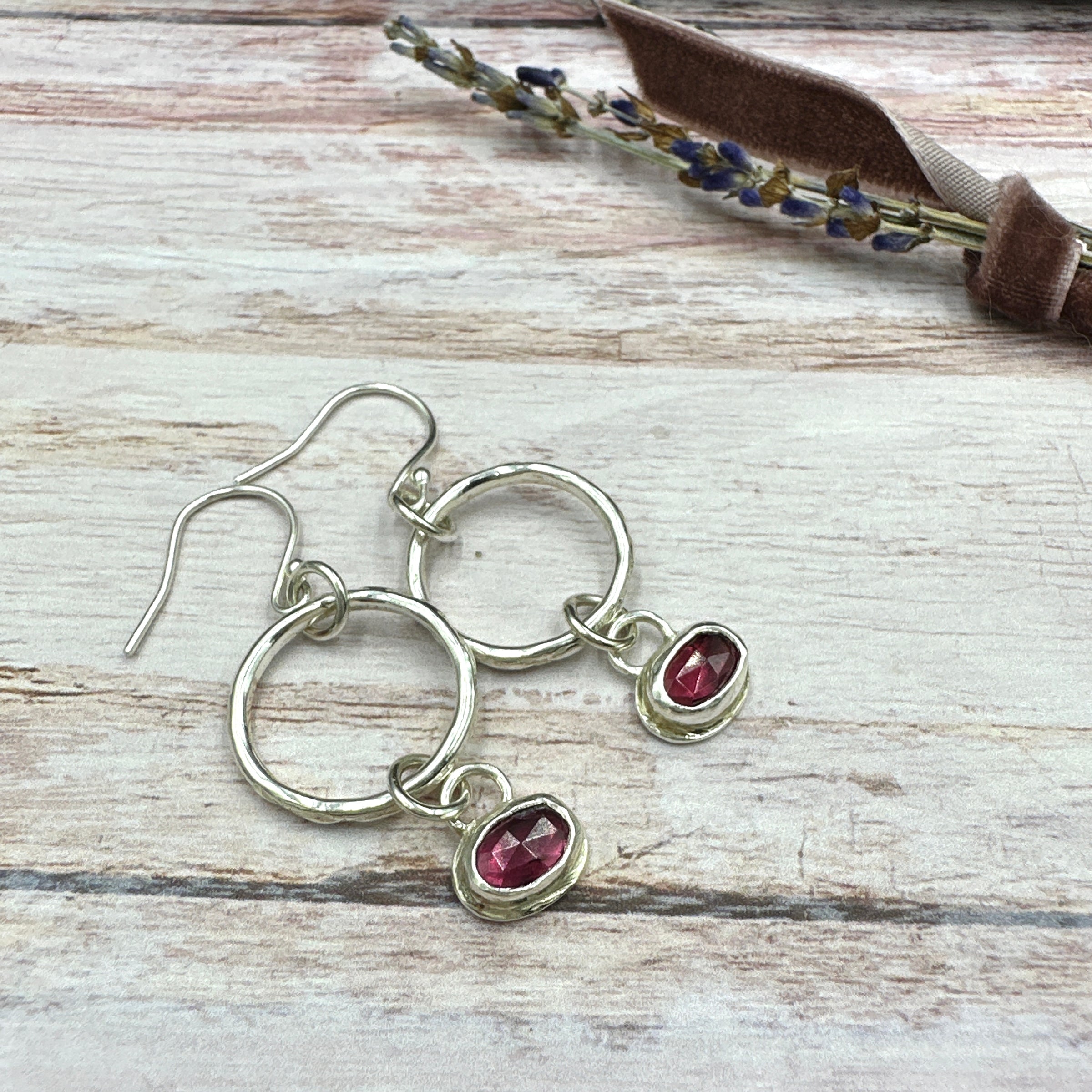 Garnet Earrings