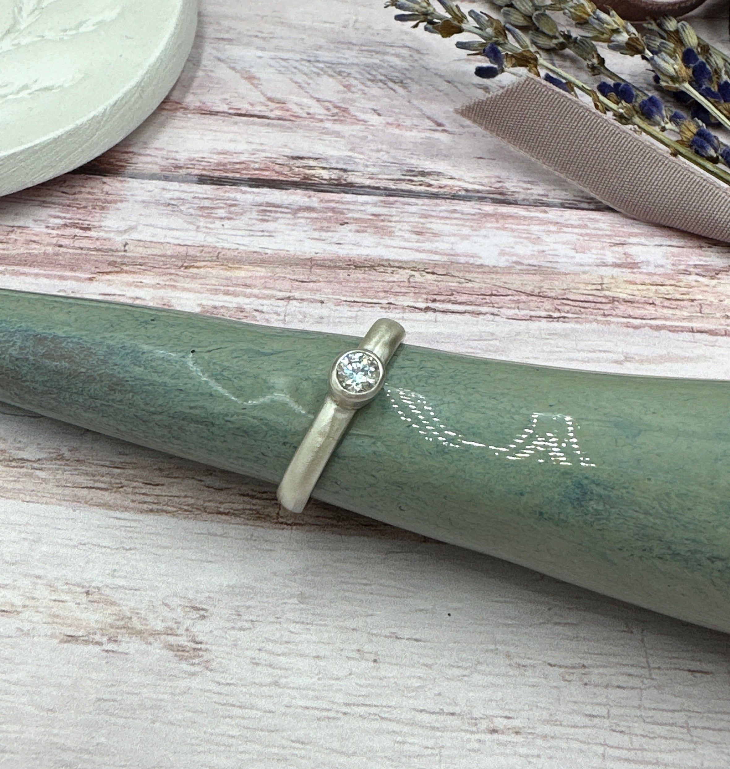 Claire - Moissanite Ring