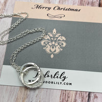 Petite Names Necklace (2 Ring)