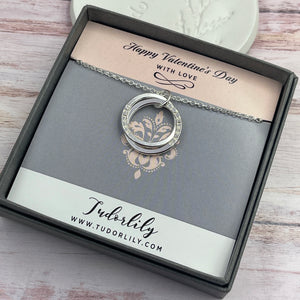 Personalised Names Necklace (2 Ring)