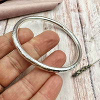Solid 5mm Sterling Silver Bangle