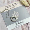 6 Petite Rings Sterling Silver Necklace