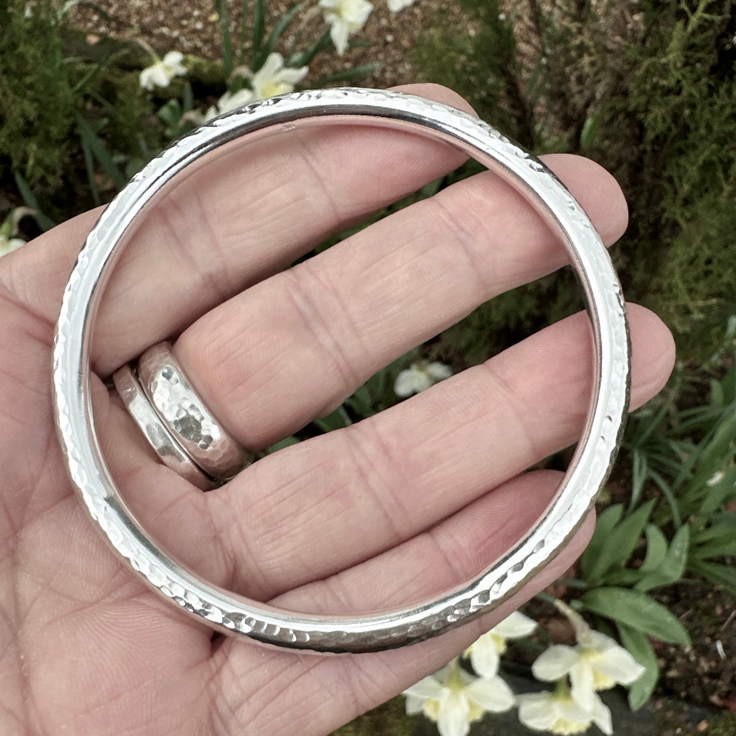 Solid 5mm Sterling Silver Bangle