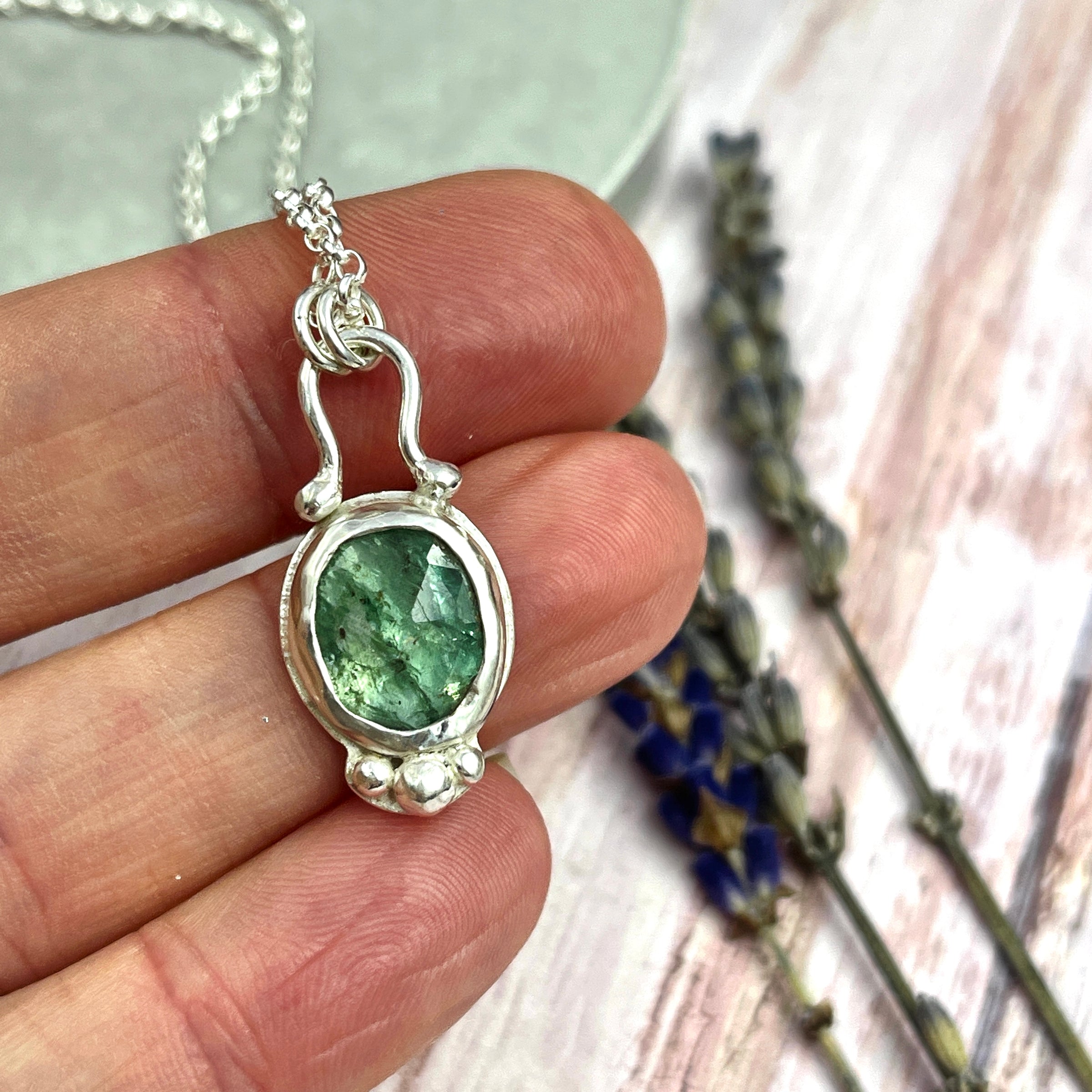 Mint Kyanite Necklace
