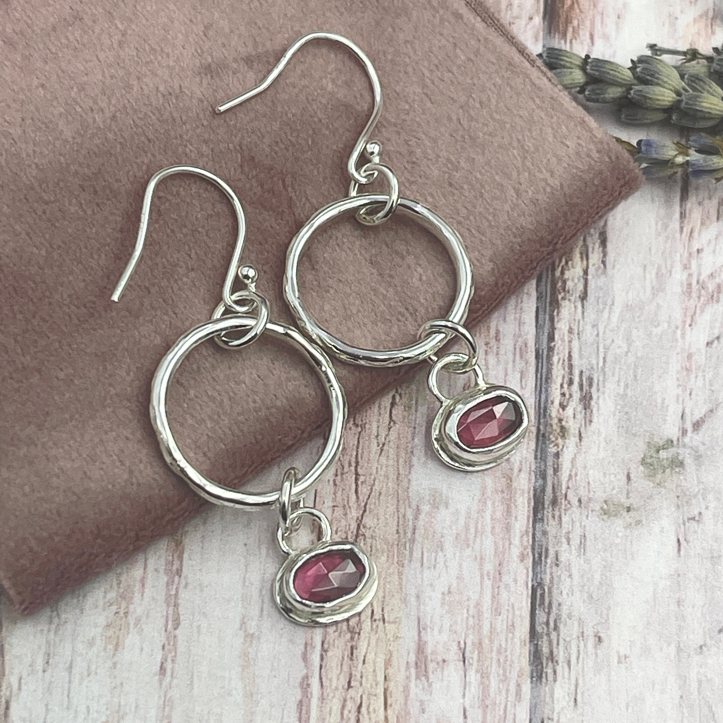 Garnet Earrings