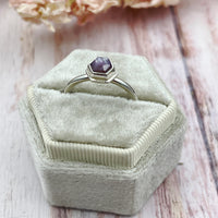 Hexagon Star Sapphire Ring