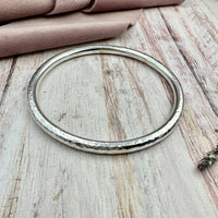 Solid 5mm Sterling Silver Bangle