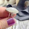 Moonstone Marquis Ring - READY NOW UK SZ M