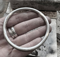 Solid 5mm Sterling Silver Bangle
