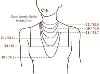 5 Ring Petite 14kt Goldfill Entwined Ring Necklace
