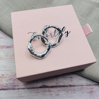 Recycled Silver Orb Earrings