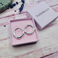 Recycled Silver Orb Earrings