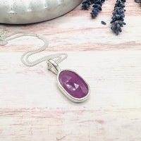 Aurelia Necklace in Pink Sapphire