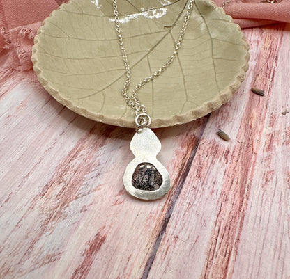 Black Rutilated Quartz Necklace