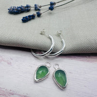 Serpentine Hoop Earrings