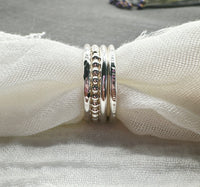 Leisel Sterling Rings