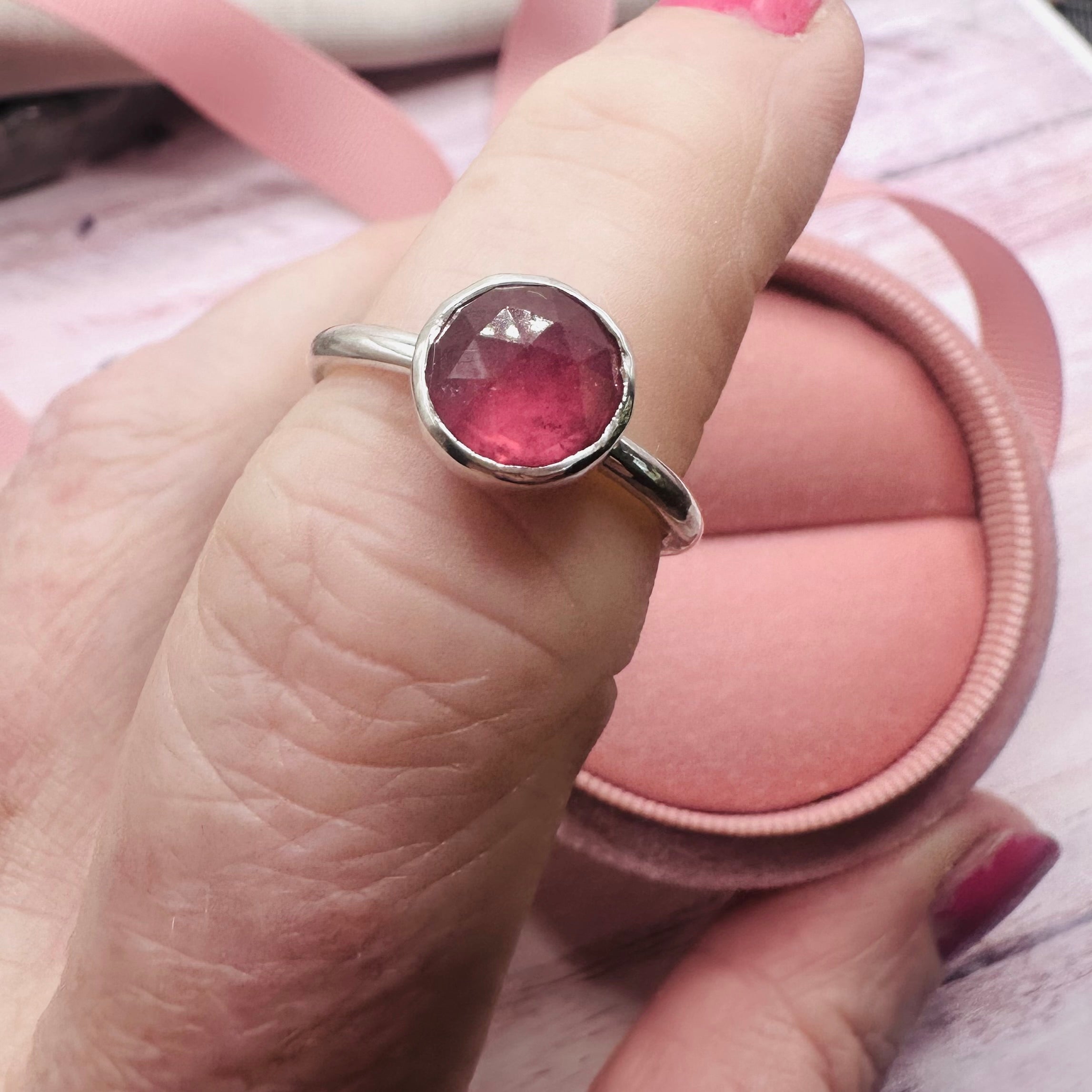 Pink Sapphire Esme Ring