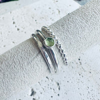 Nathalie Gemstone 3 Ring Set