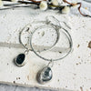 Orb Earrings - Rutilated Quartz