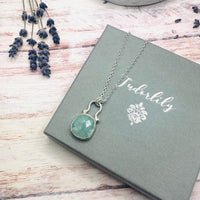 Florence Necklace in Aquamarine