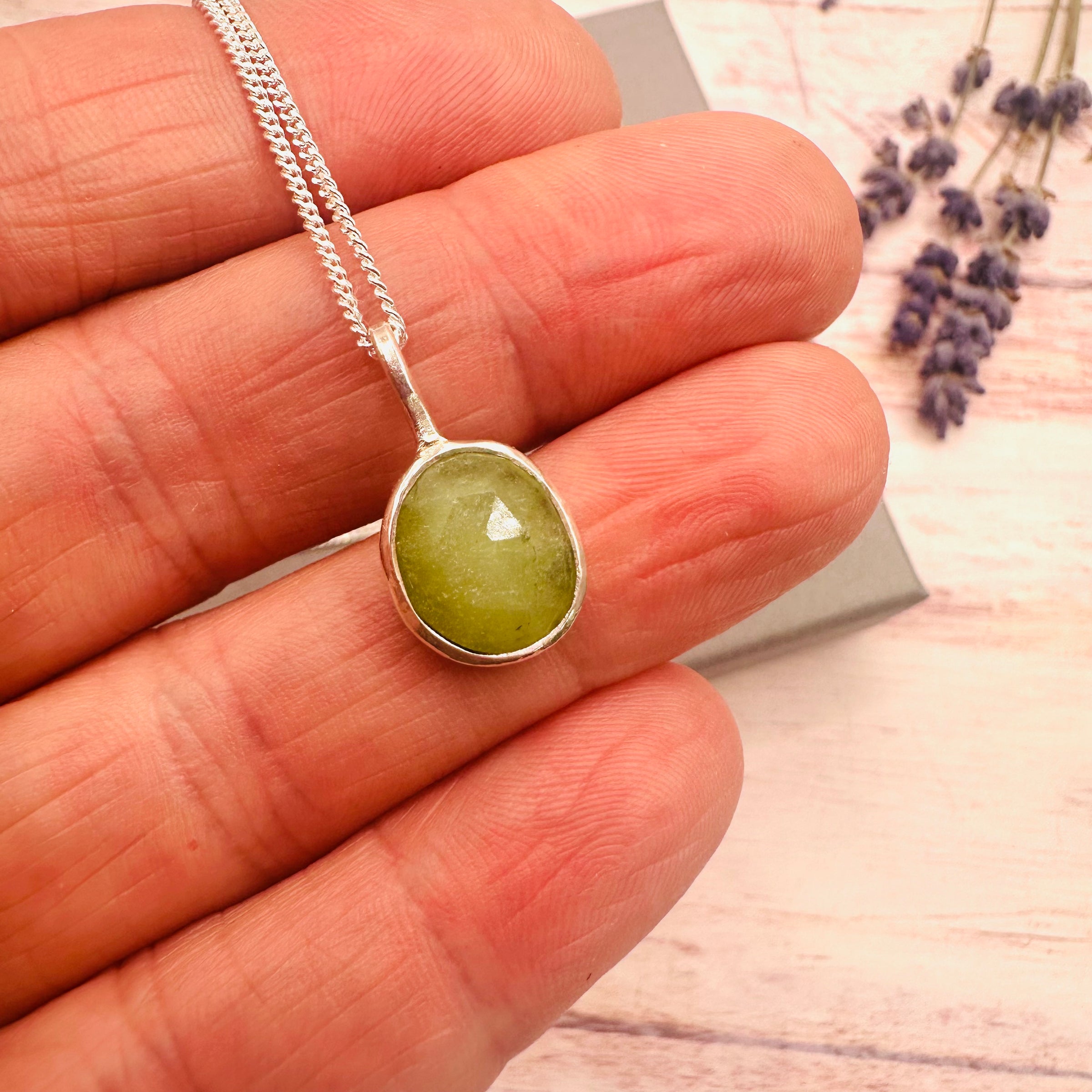 Aurelia Necklace in Peridot