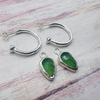 Serpentine Hoop Earrings