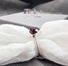 Garnet Trillion Esme Ring