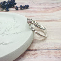 Isla Gemstone 2 Ring Set