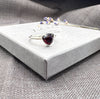 Garnet Trillion Esme Ring
