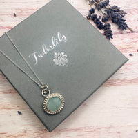 Adeline Necklace - Aquamarine