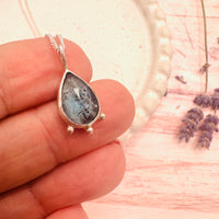 Blue Moss Kyanite Necklace