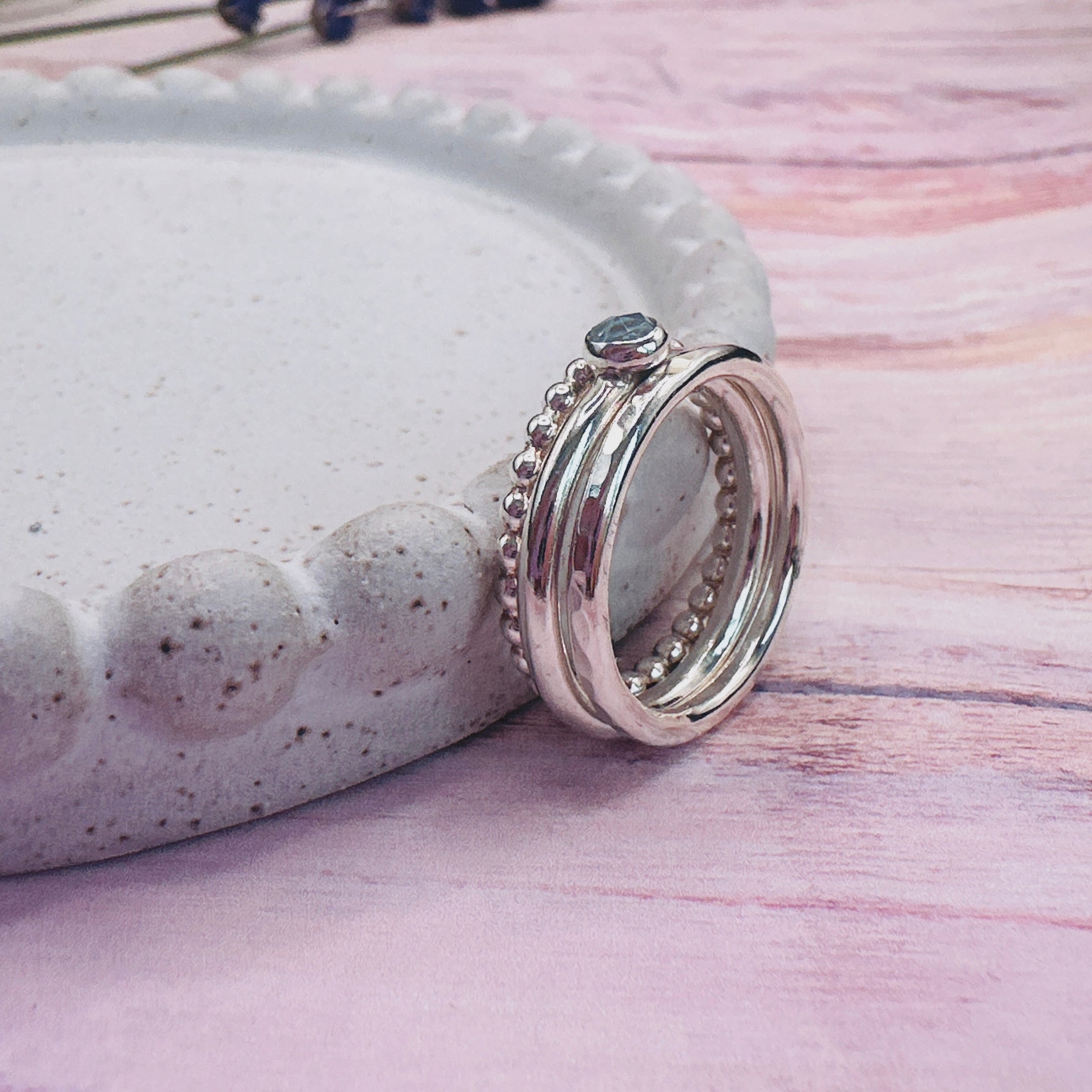 Nathalie Bespoke Ring Set